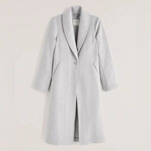 Abercrombie Wool-Blend Double Cloth Blanket Coat